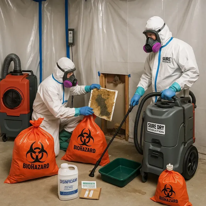 Contaminated Water Handling Protocols process in Walls, MS