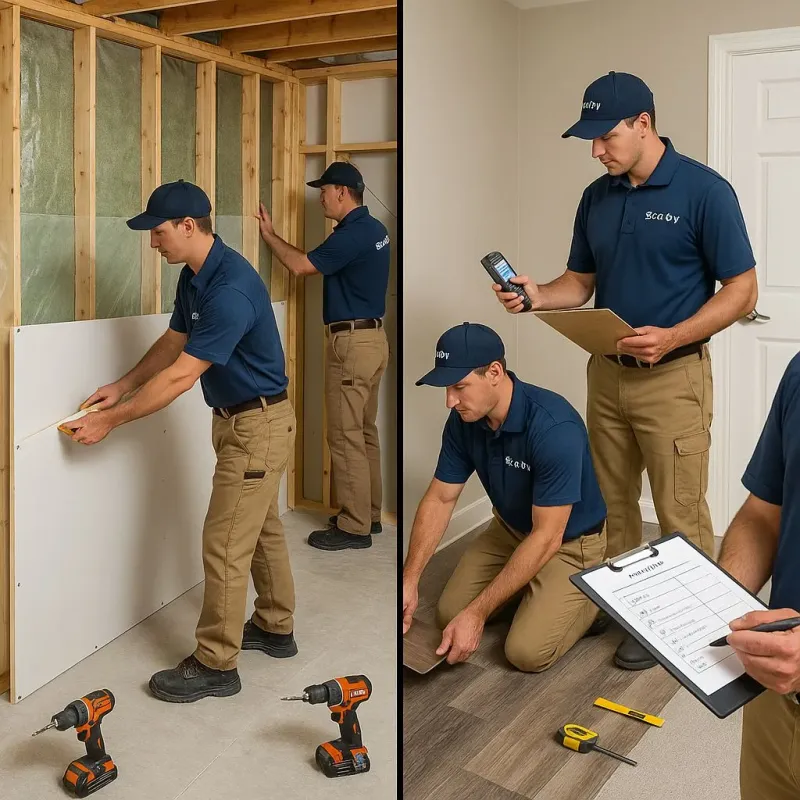 Repairs and Reconstruction process in Walls, MS